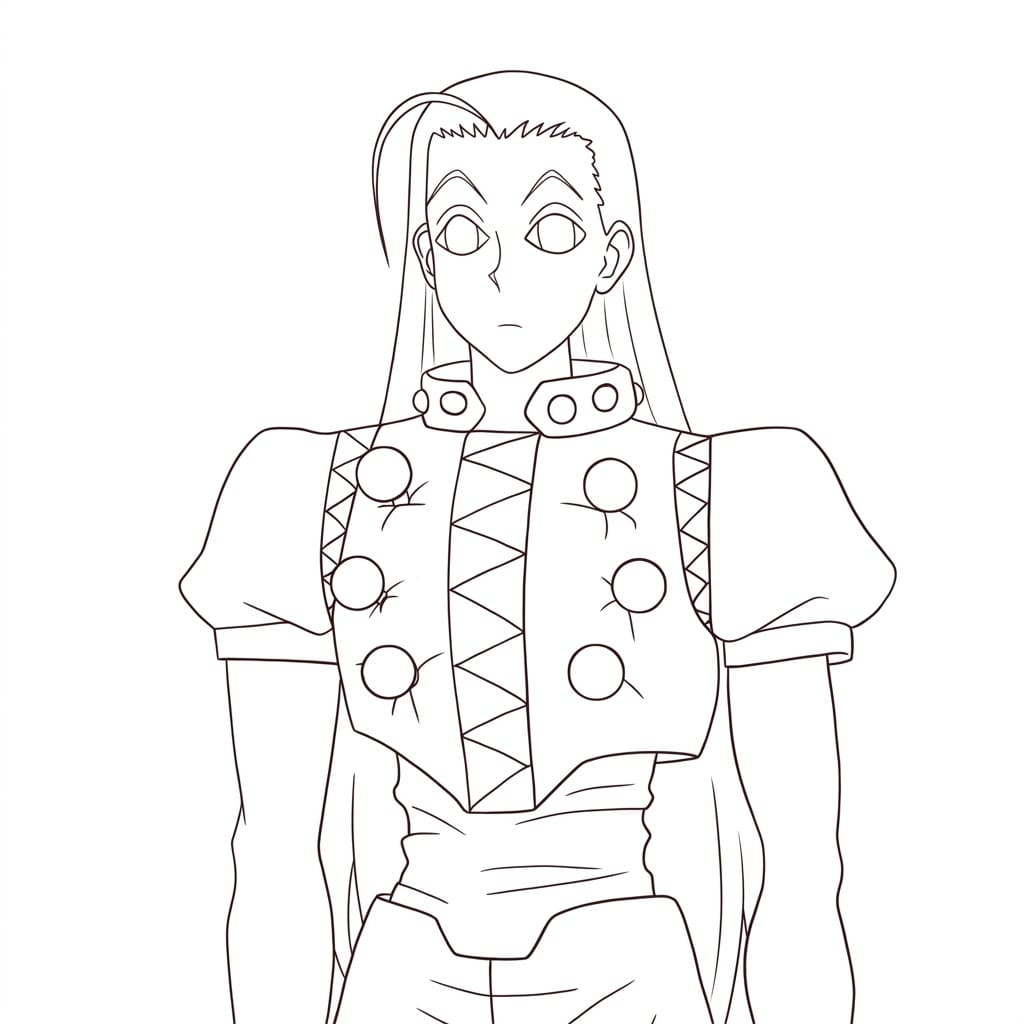 Coloriage Illumi Zoldyck