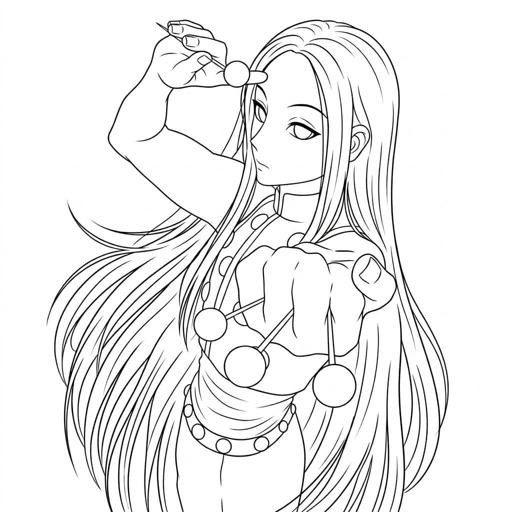 Coloriage Illumi Zoldyck sympa