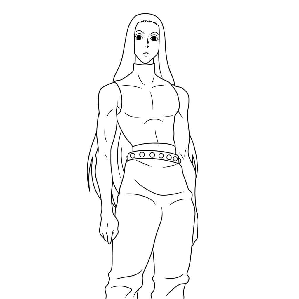 Coloriage Impression Illumi Zoldyck