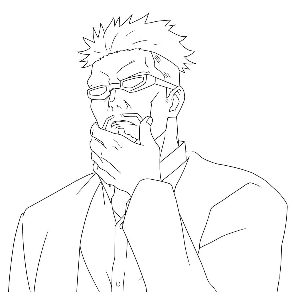 Coloriage Imprimer gratuitement Masamichi Yaga