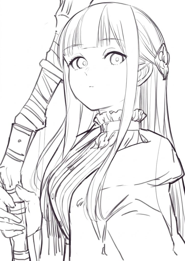 Coloriage Incroyable Fern