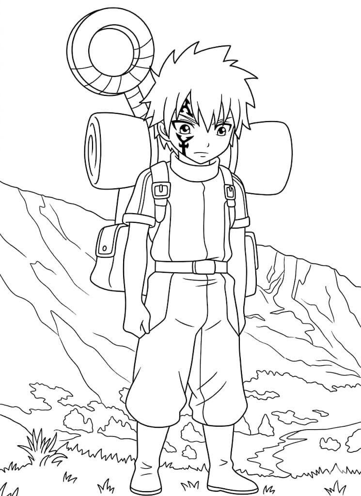 Coloriage Jellal Fernandez Aventurier des Ruines