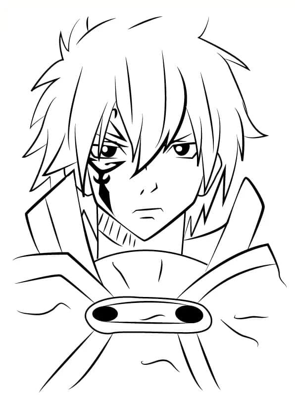Coloriage Jellal Fernandez de Fairy Tail