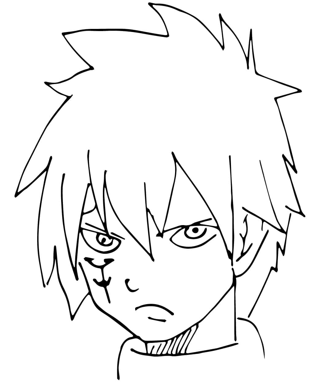 Coloriage Jellal Fernandez Fairy Tail