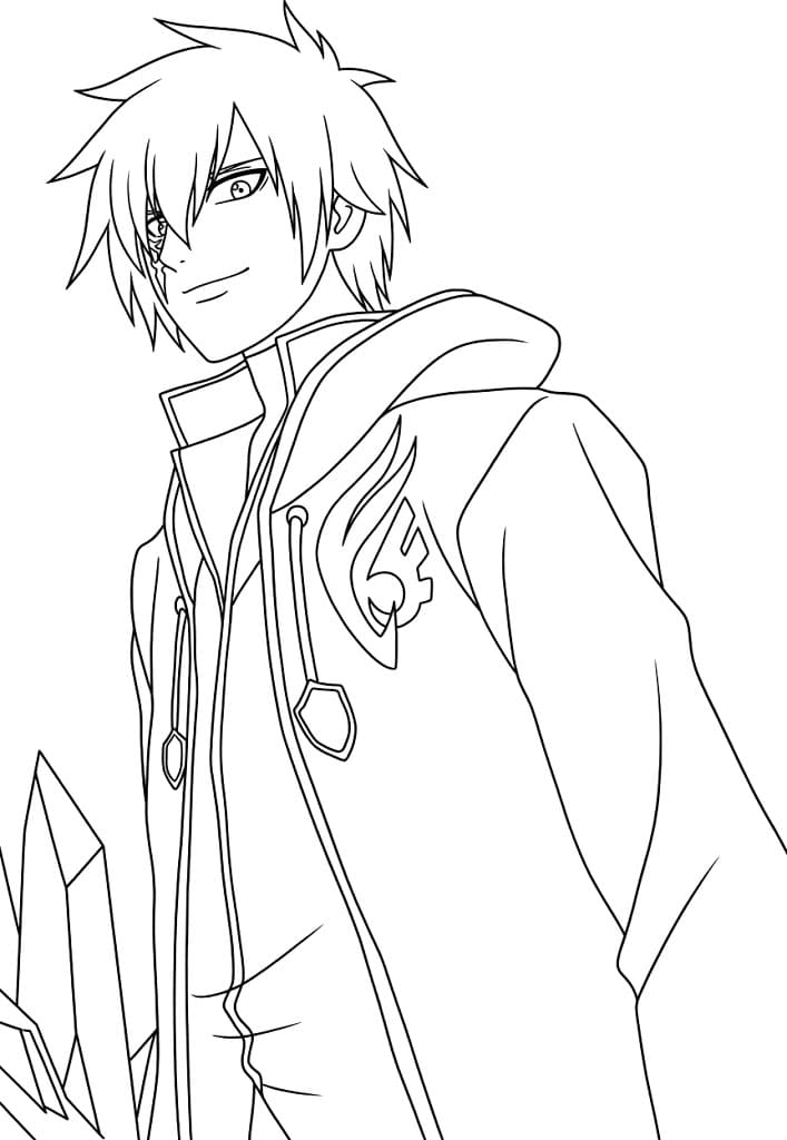 Coloriage Jellal Fernandez Voyageur Crépusculaire