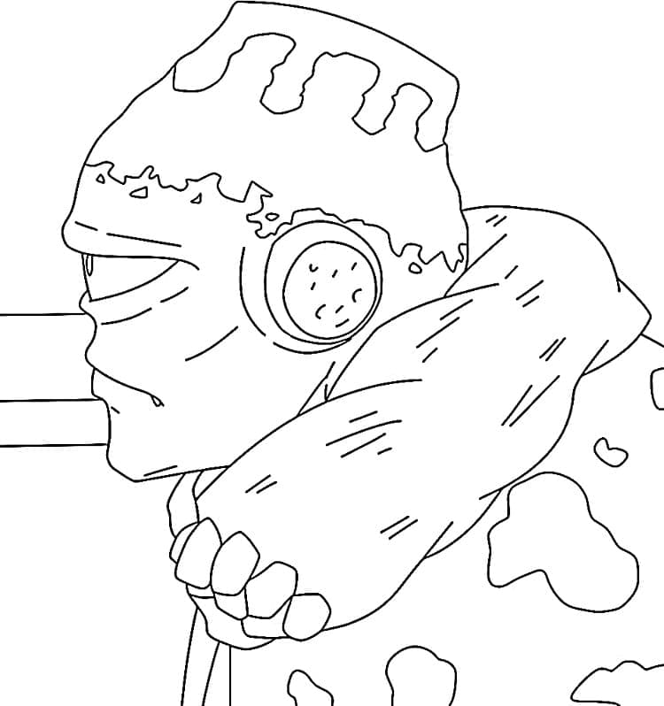 Coloriage Jogo dans Anime Jujutsu Kaisen