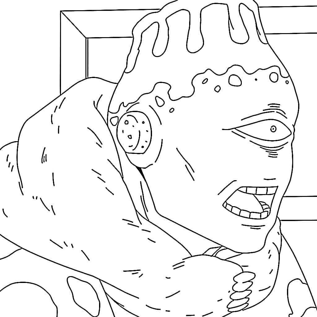 Coloriage Jogo de Anime Jujutsu Kaisen