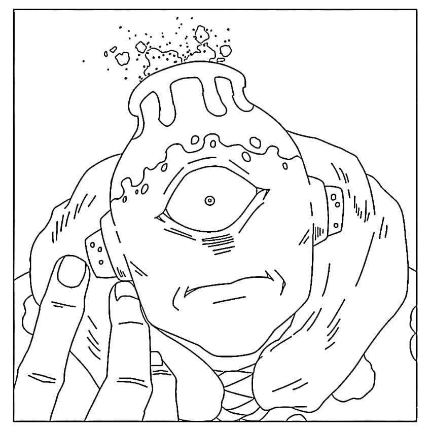 Coloriage Jogo de Jujutsu Kaisen