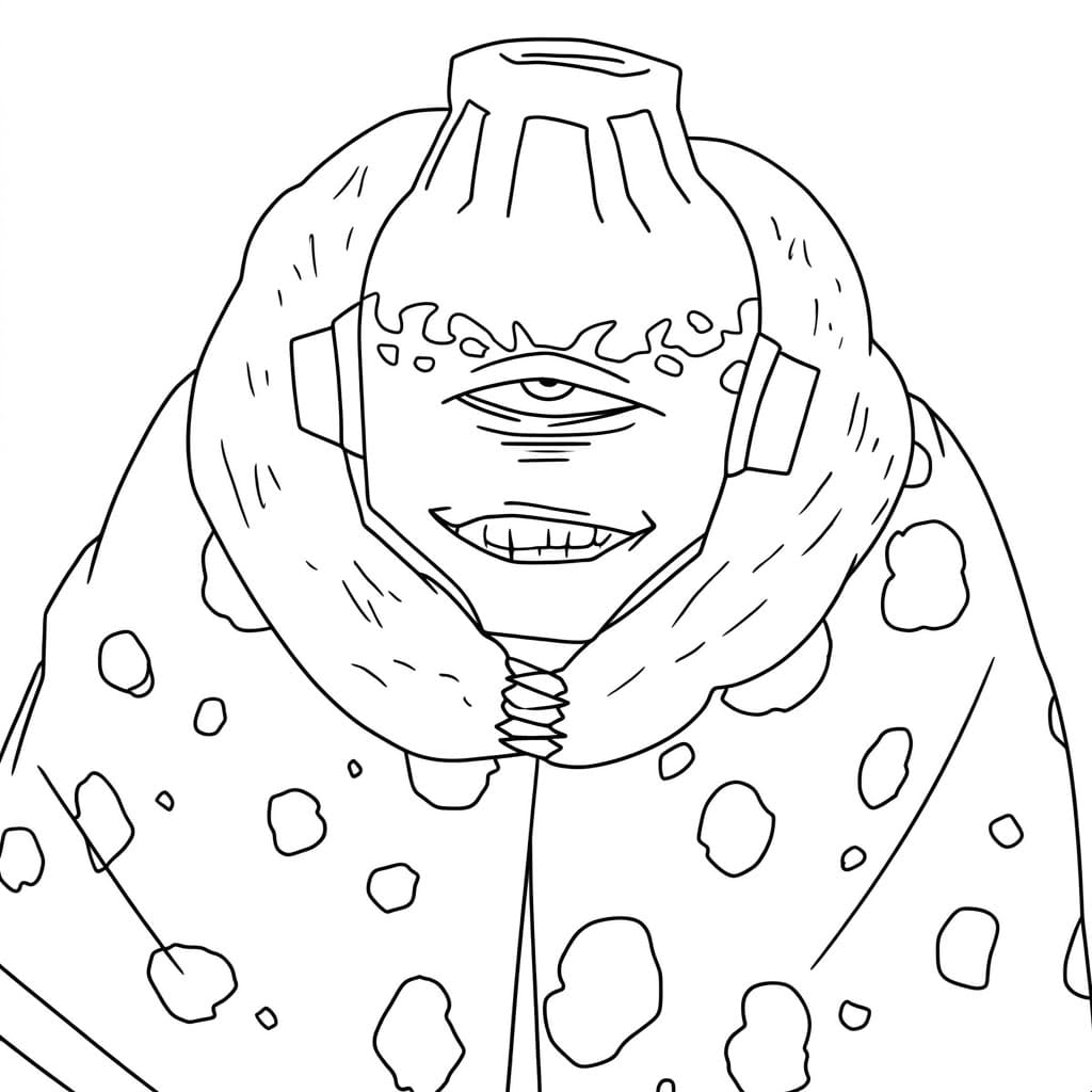 Coloriage Jogo effrayant