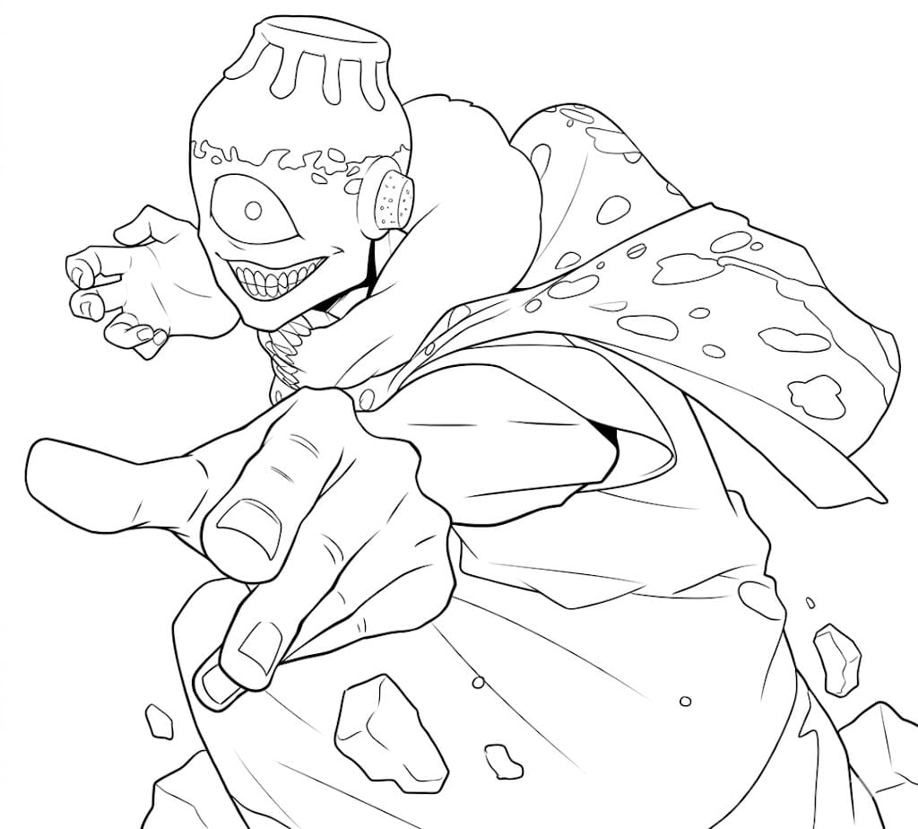 Coloriage Jogo est heureux