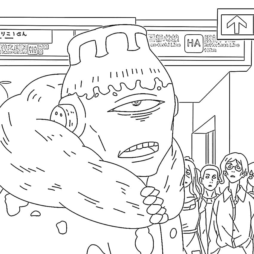 Coloriage Jogo Jujutsu Kaisen