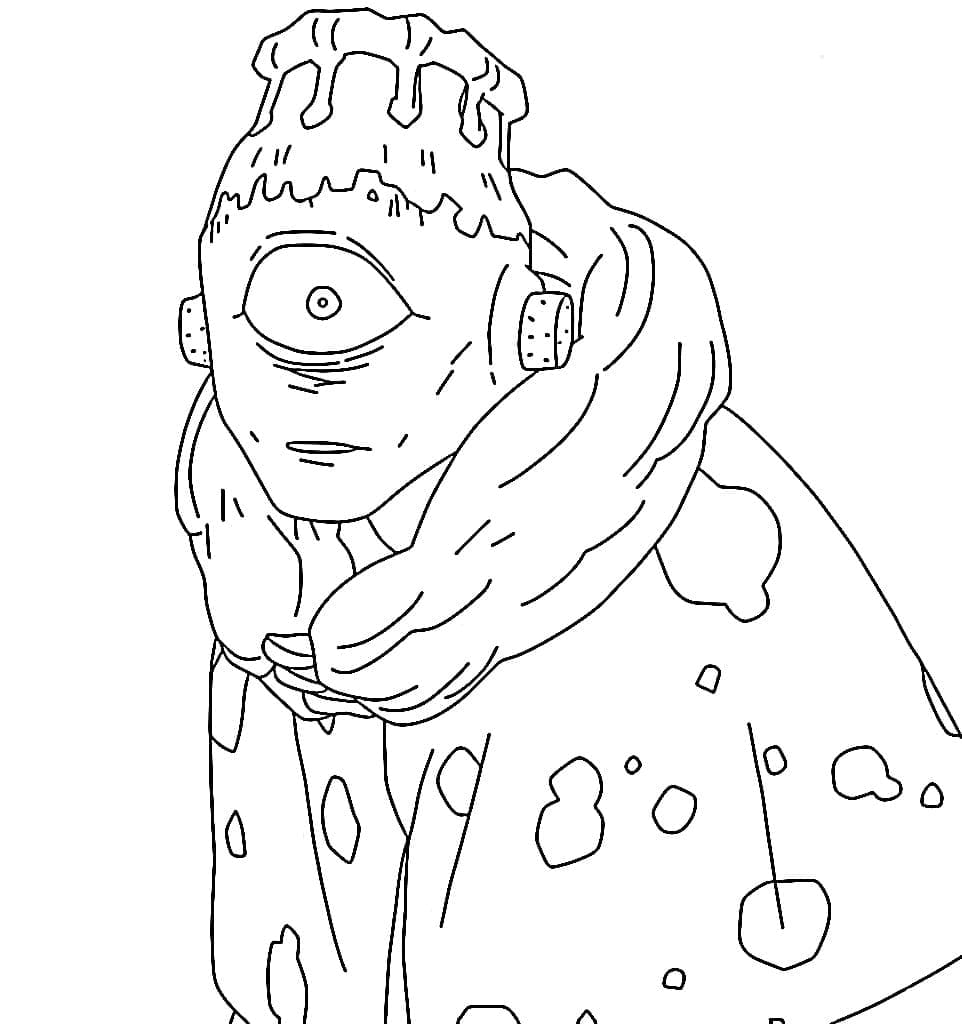 Coloriage Jogo Jujutsu Kaisen Gratuit