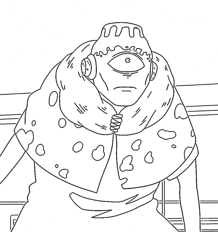 Coloriage Jogo Jujutsu Kaisen Imprimable