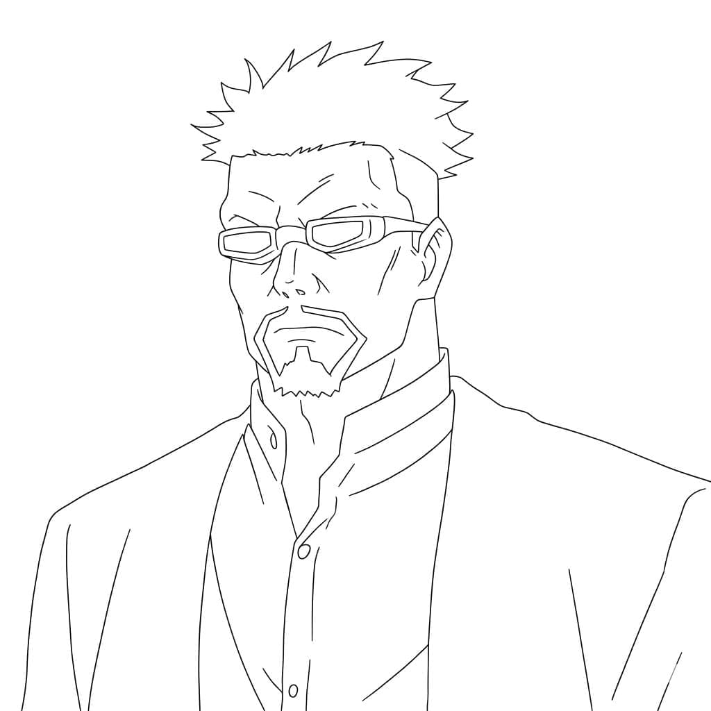 Coloriage Joli Masamichi Yaga