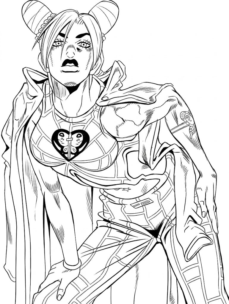 Coloriage Jolyn Cujoh sexy