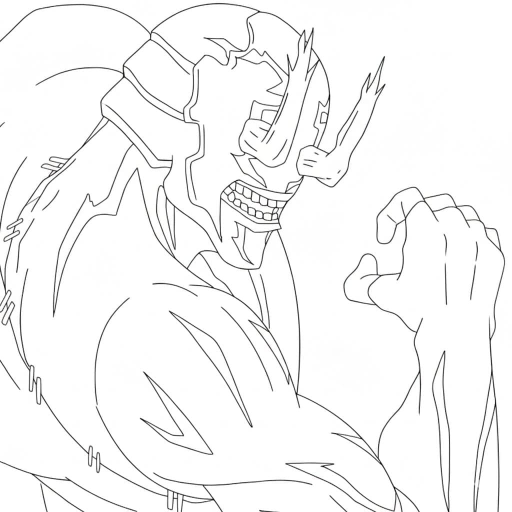 Coloriage Jujutsu Kaisen Hanami