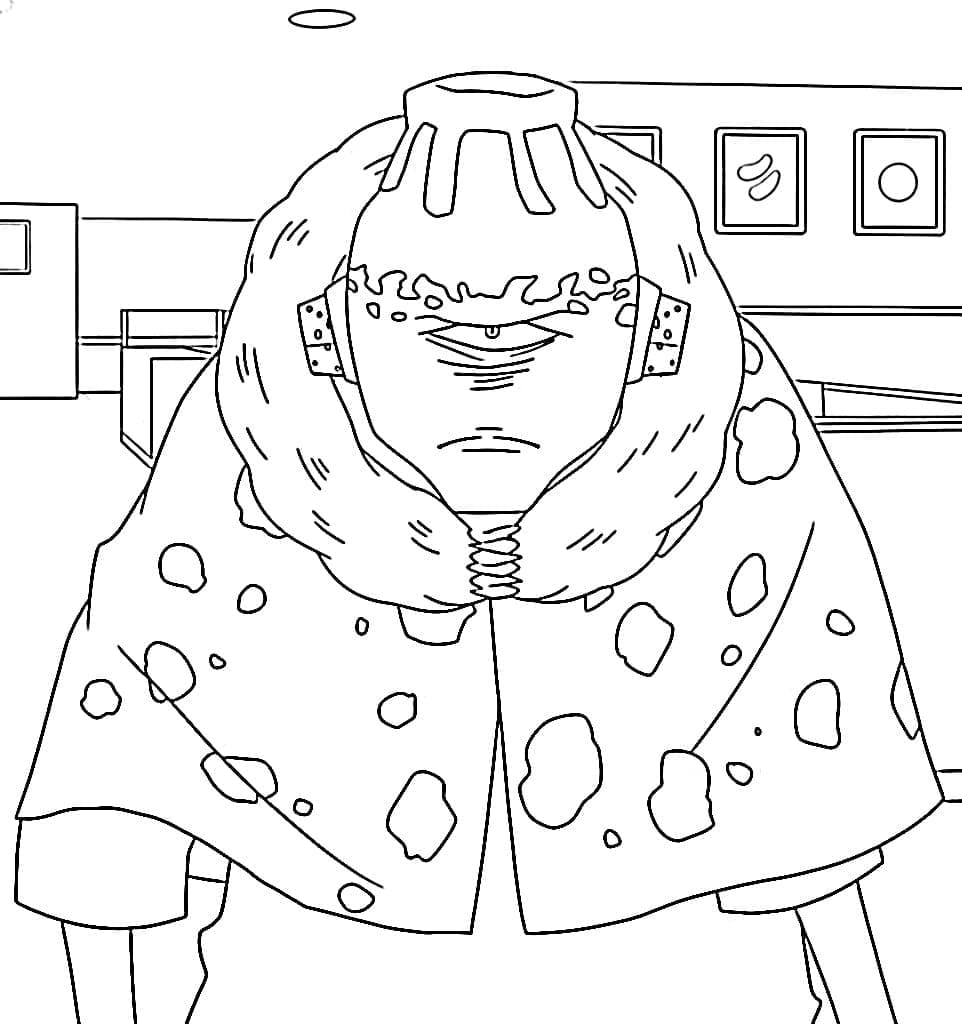 Coloriage Jujutsu Kaisen Jogo