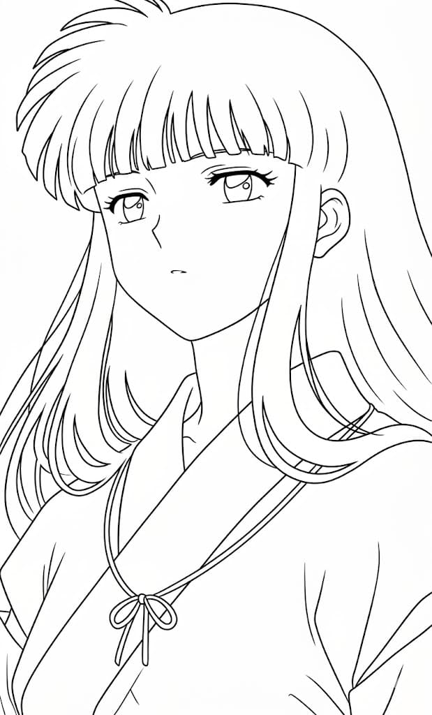 Coloriage Kikyō beau