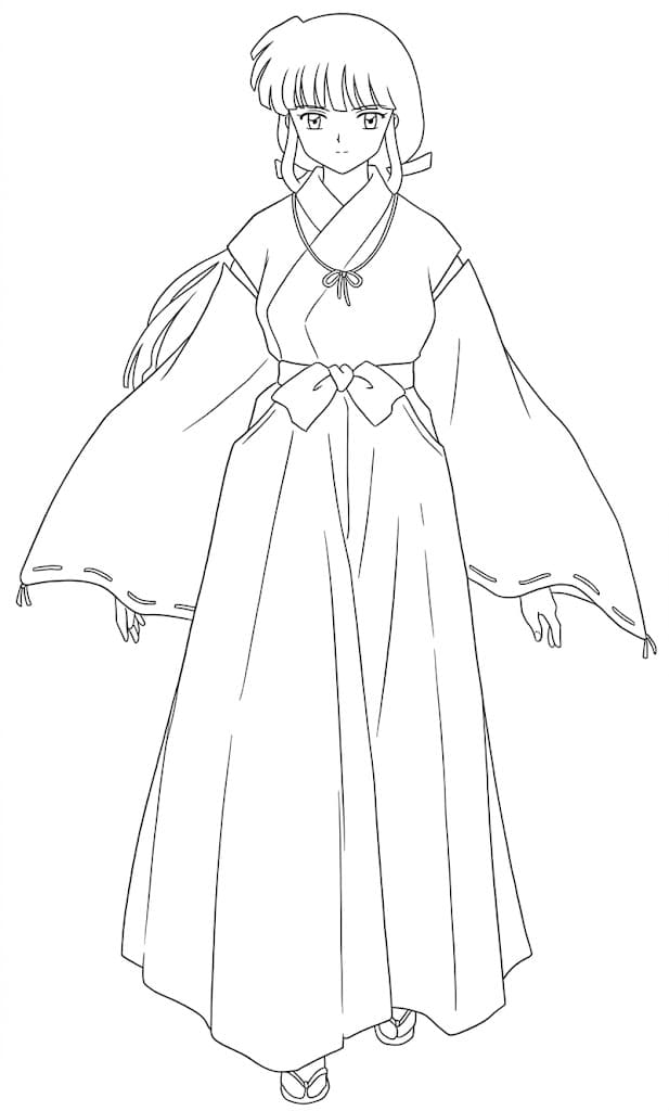 Coloriage Kikyō marche