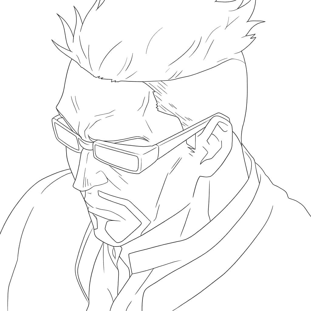 Coloriage L'incroyable Masamichi Yaga