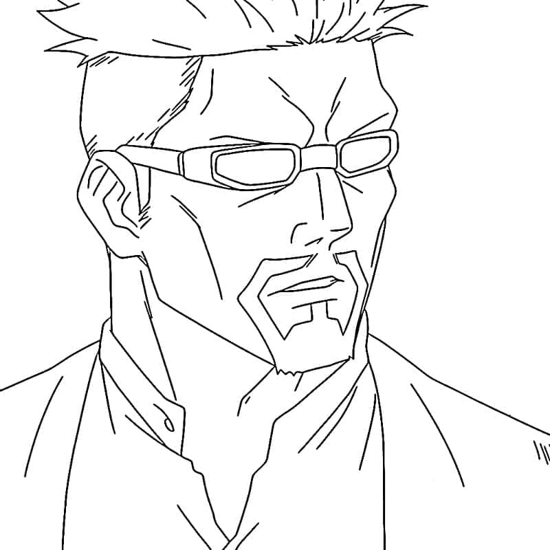 Coloriage Masamichi Yaga