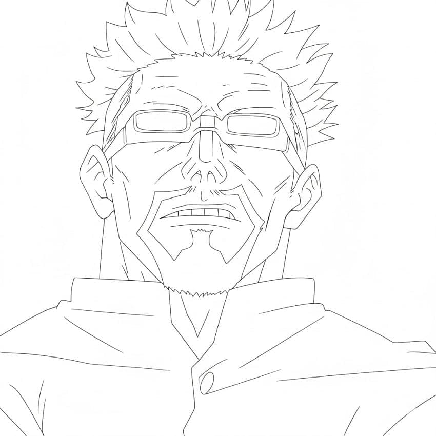 Coloriage Masamichi Yaga de Jujutsu Kaisen