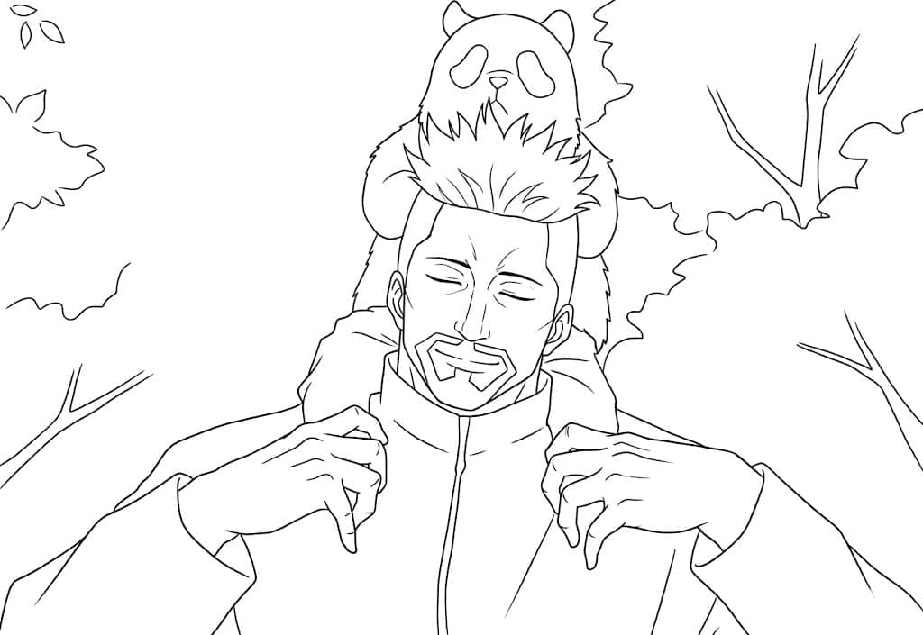 Coloriage Masamichi Yaga Génial