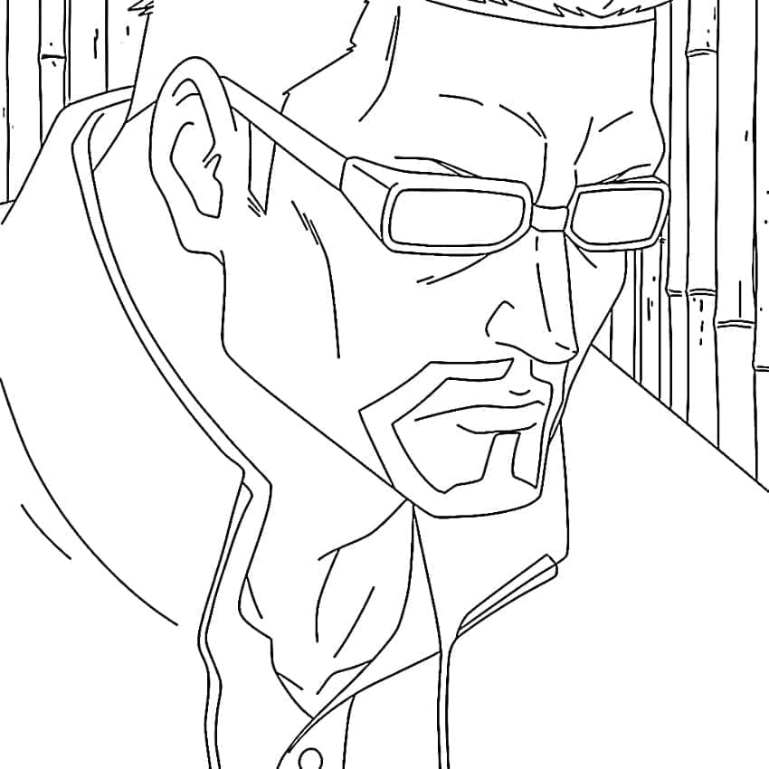 Coloriage Masamichi Yaga imprimable gratuitement