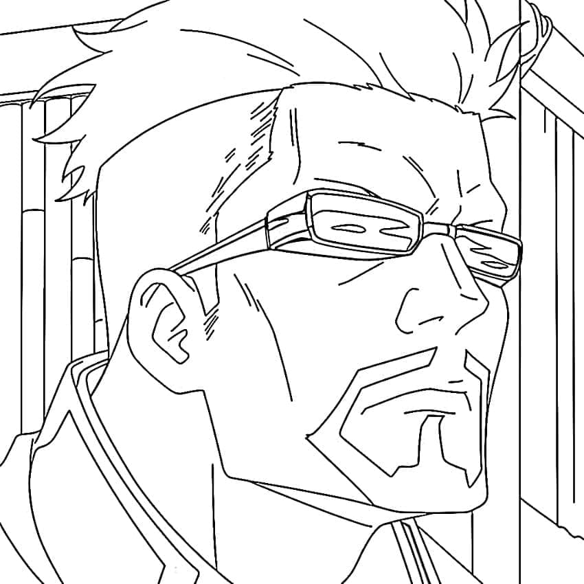 Coloriage Masamichi Yaga Jujutsu Kaisen