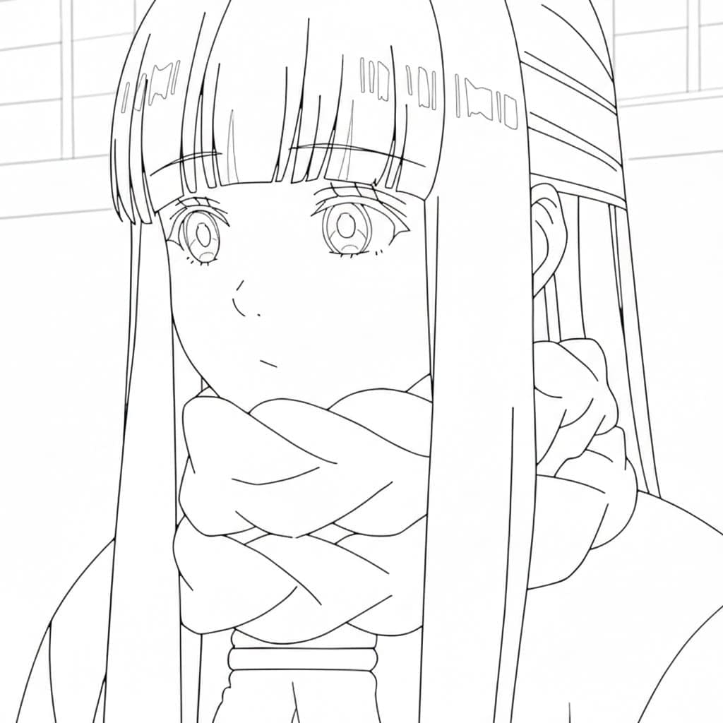 Coloriage Mignonne Fern stupid