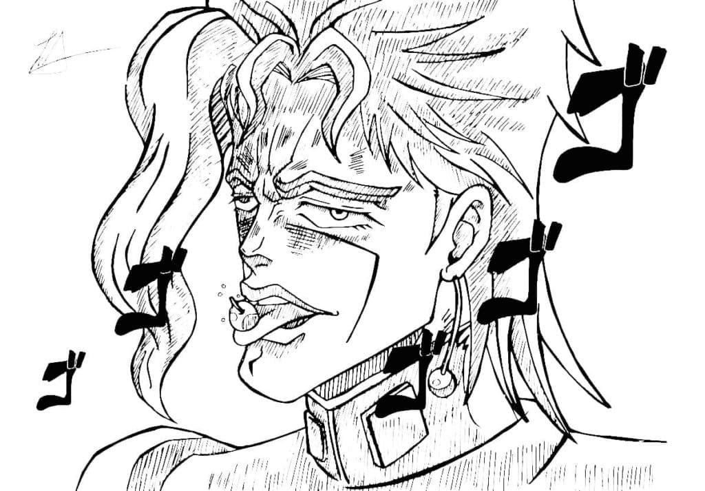Coloriage Noriaki Kakyoin Lero Lero