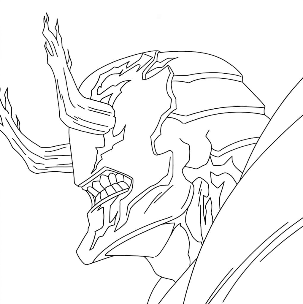 Coloriage Regard de Hanami