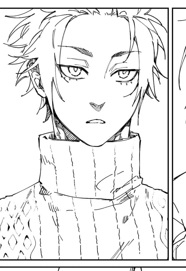 Coloriage Sae Itoshi Blue Lock