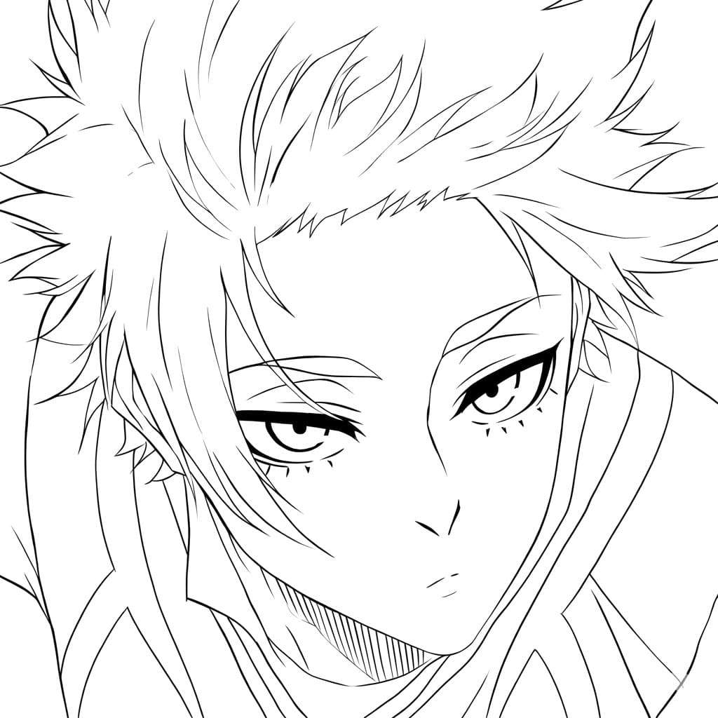 Coloriage Sae Itoshi