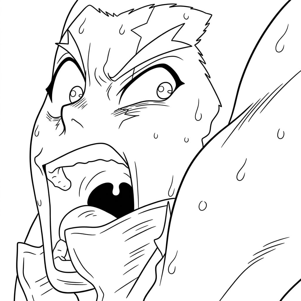 Coloriage Taiju Oki amusant