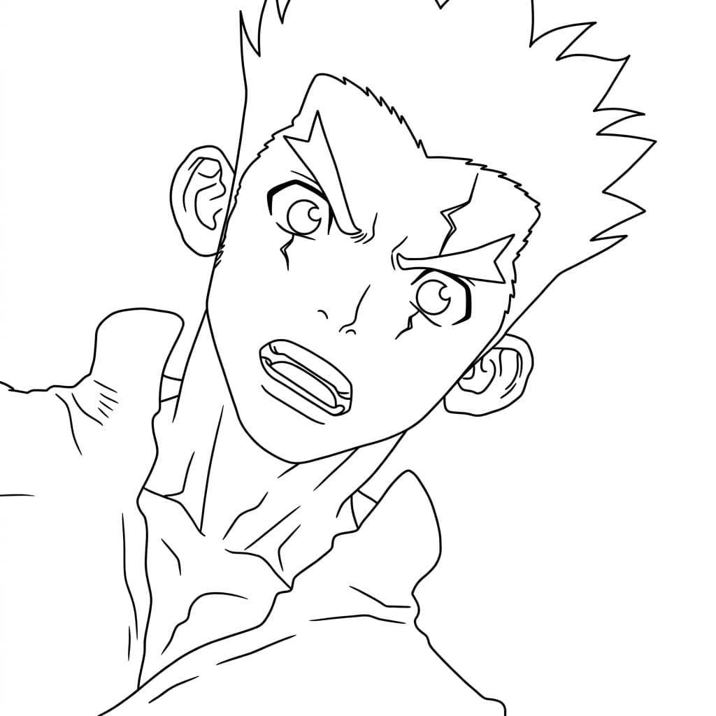 Coloriage Taiju Oki drôle