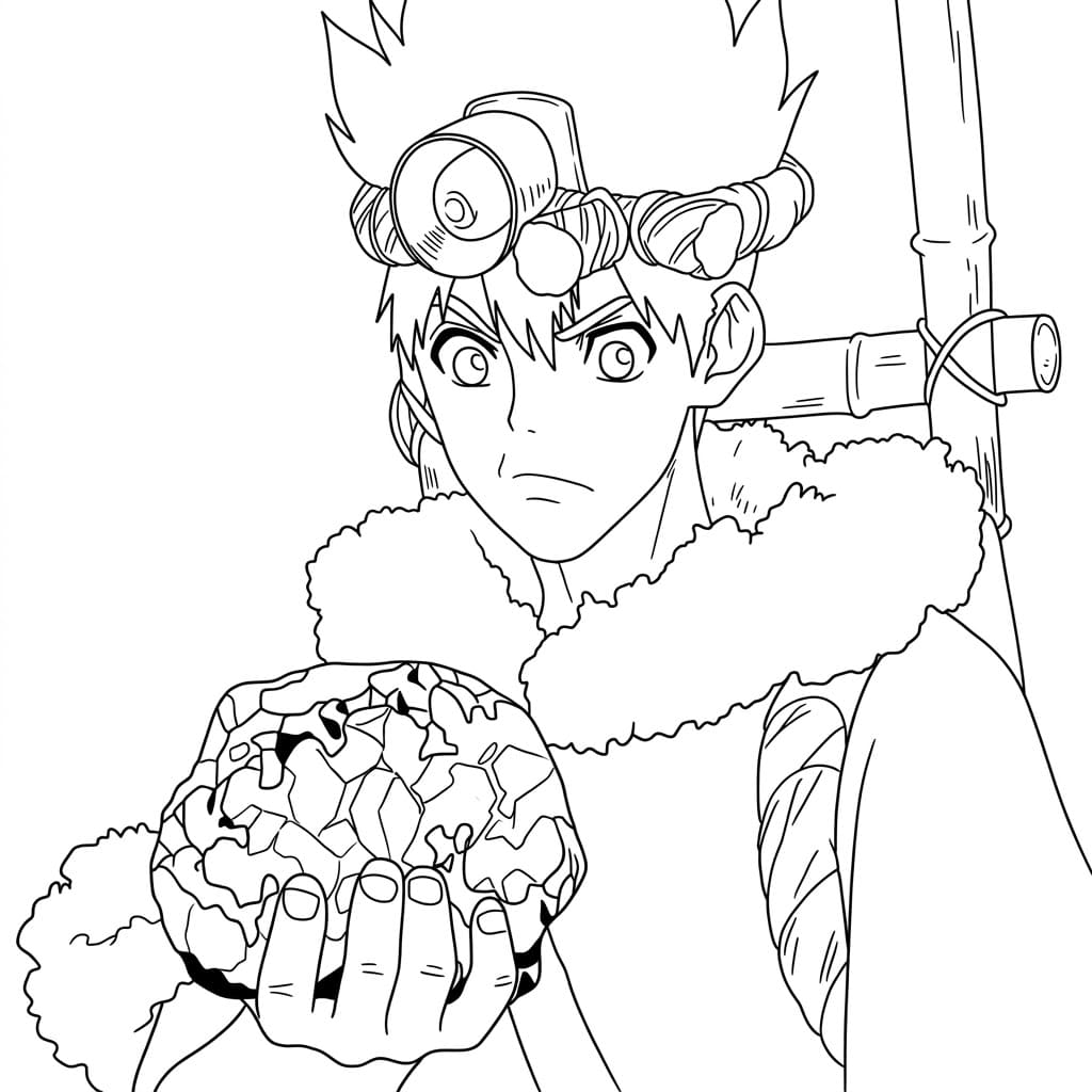 Coloriage Taiju Oki est incroyable