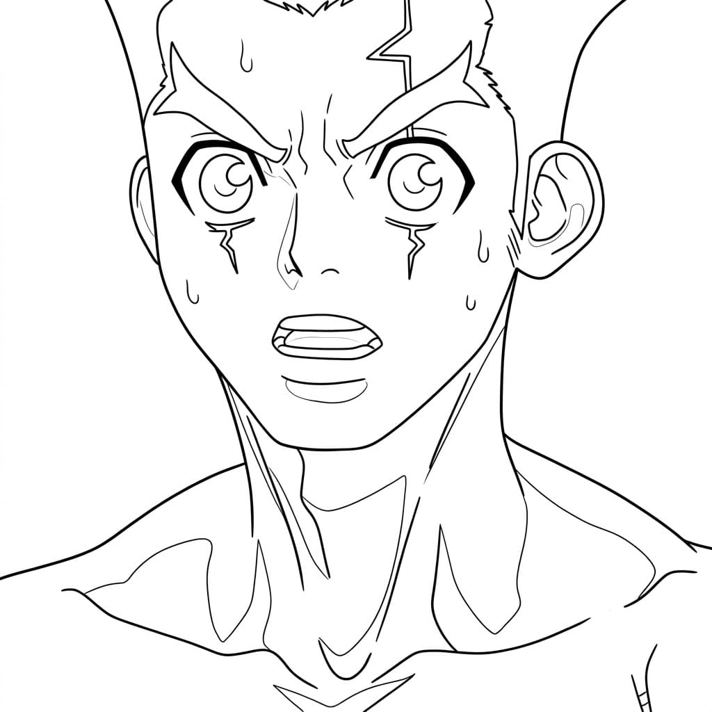 Coloriage Taiju Oki fut surpris