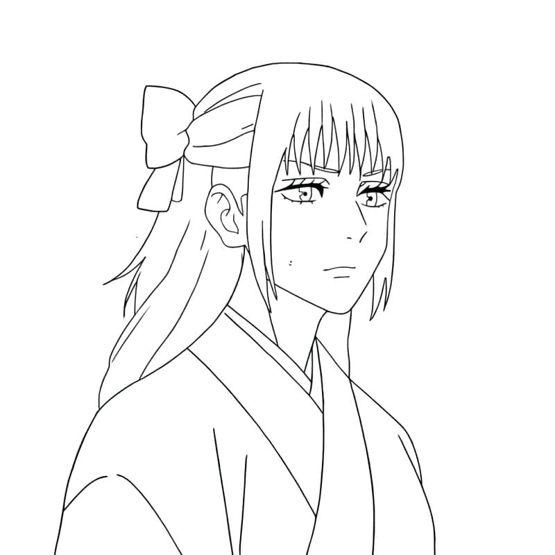Coloriage Utahime Iori Anime Jujutsu Kaisen