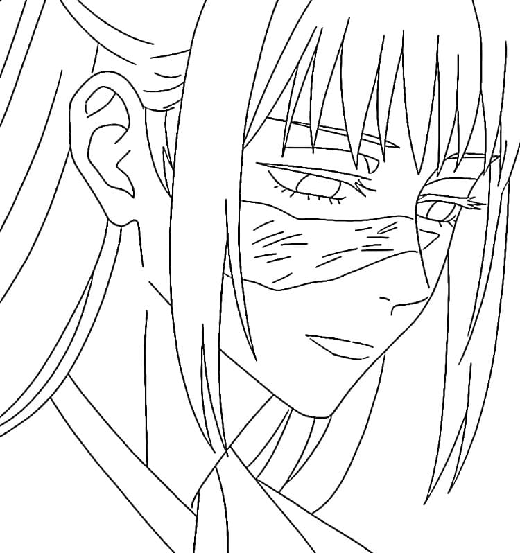 Coloriage Utahime Iori dans Jujutsu Kaisen