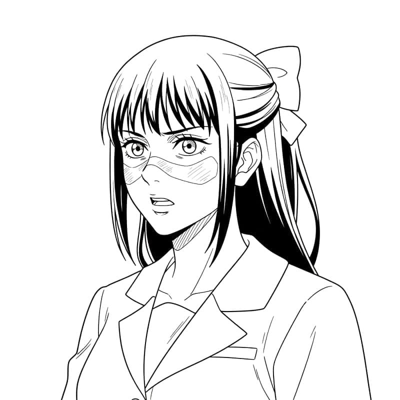 Coloriage Utahime Iori de Anime Jujutsu Kaisen