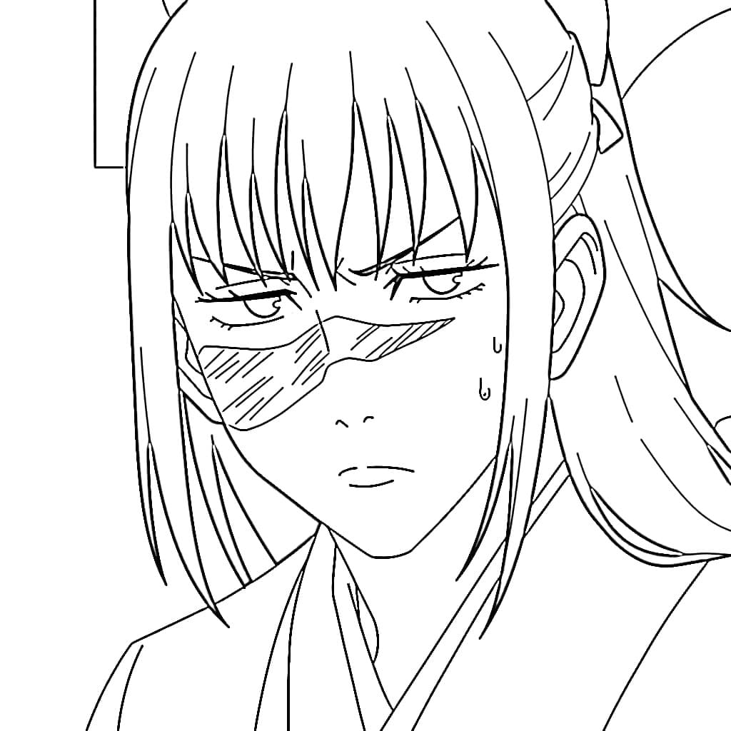 Coloriage Utahime Iori de Jujutsu Kaisen