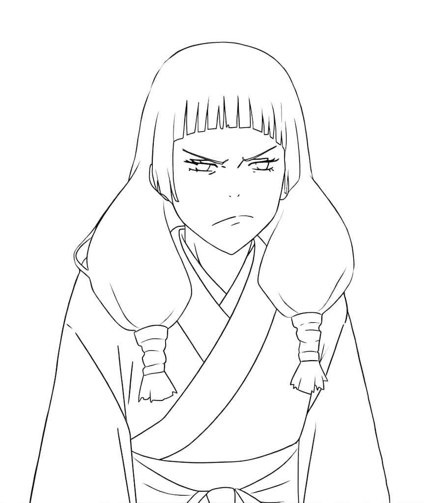 Coloriage Utahime Iori en Colère