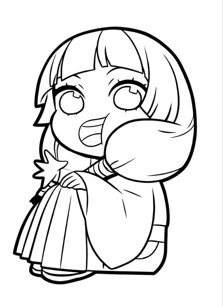 Coloriage Utahime Iori Gourmande