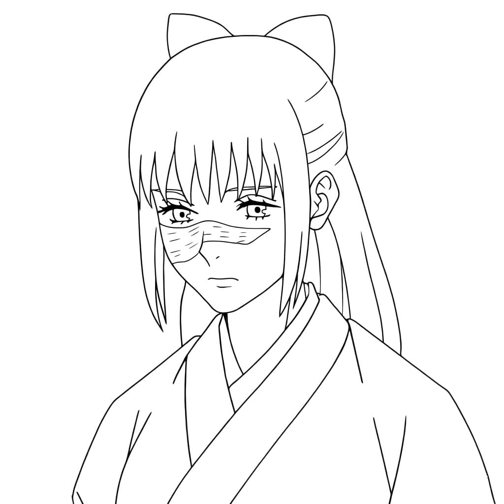 Coloriage Utahime Iori Vigilante