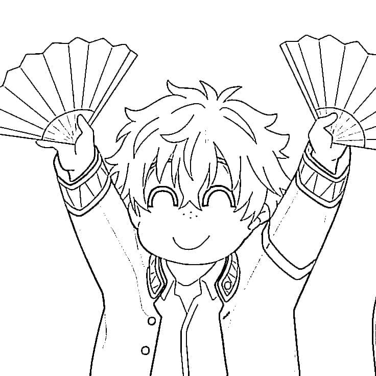 Coloriage Wind Breaker Akihiko Nirei