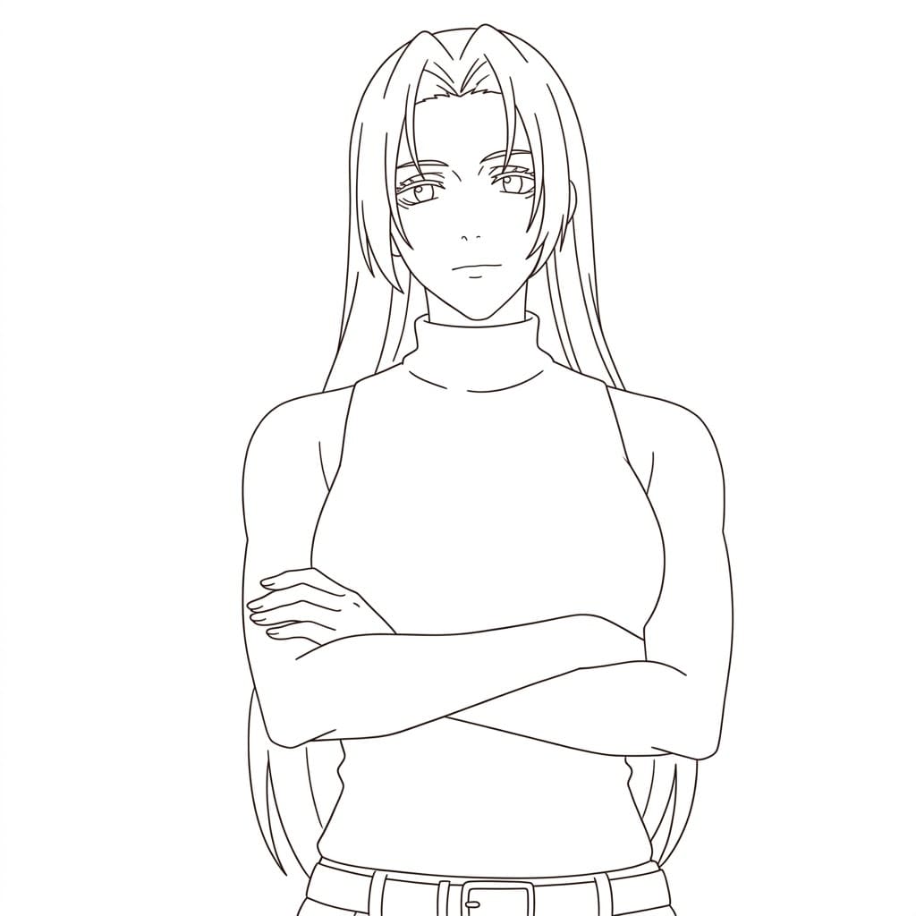 Coloriage Yuki Tsukumo Cool