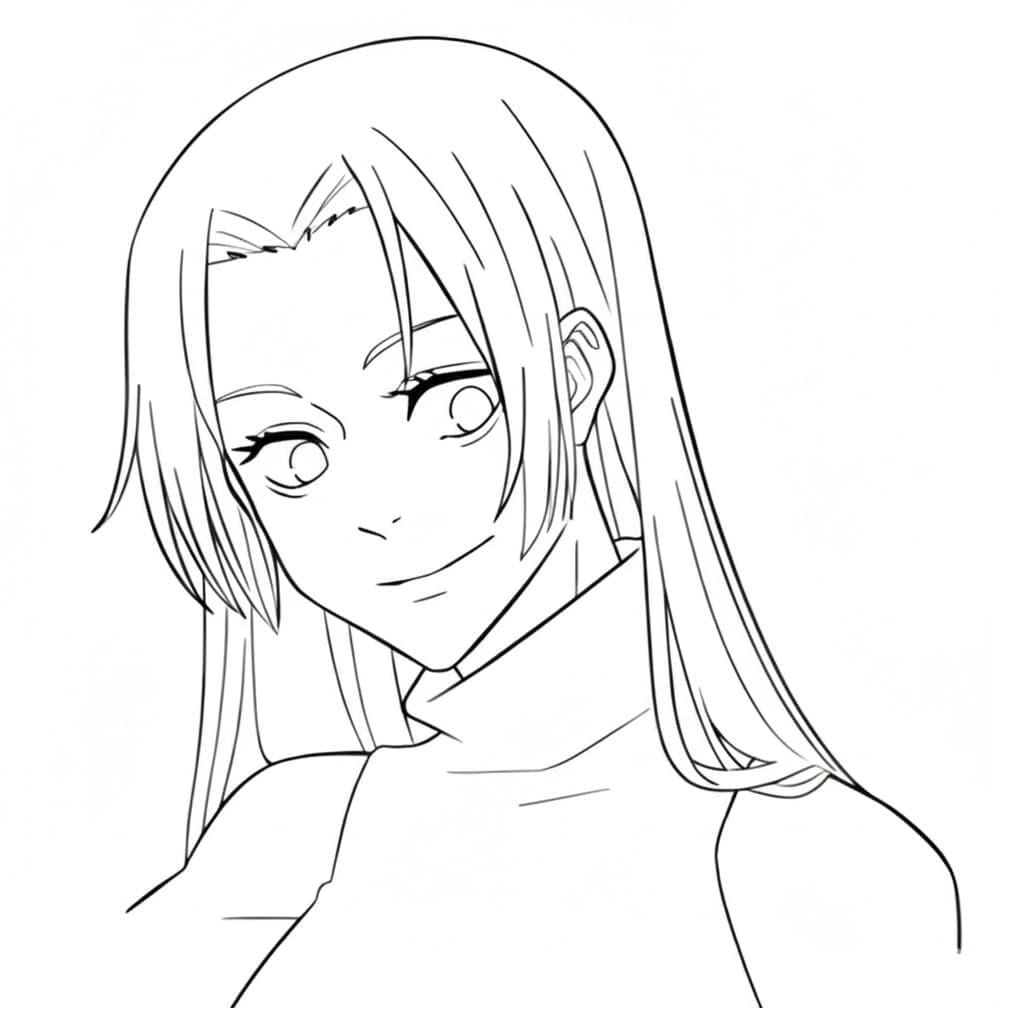 Coloriage Yuki Tsukumo dans Jujutsu Kaisen