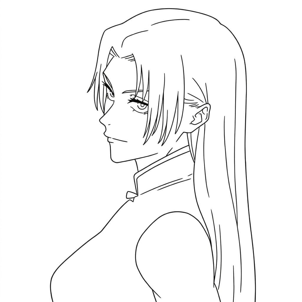 Coloriage Yuki Tsukumo dessiner