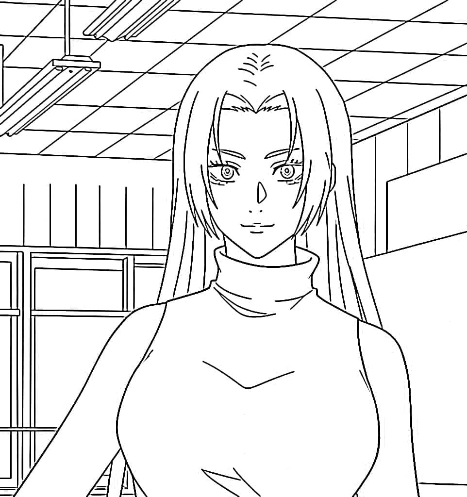 Coloriage Yuki Tsukumo Imprimable